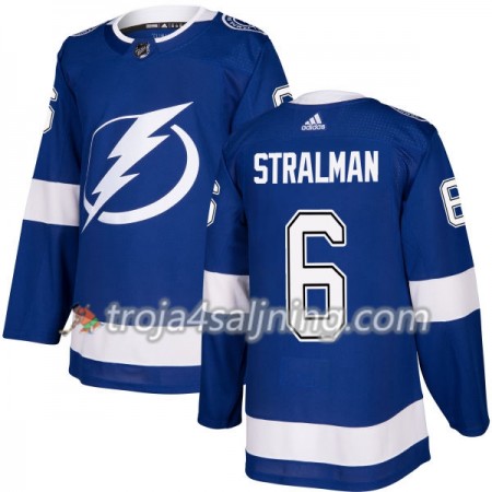 Tampa Bay Lightning tröja Anton Stralman 6 Adidas 2017-2018 Blå Authentic - NHL Tröjor Herr Tampa Bay Lightning tröja Anton Stralman 6 Adidas 2017-2018 Blå Authentic - NHL Tröjor Herr